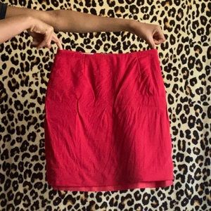 Vintage Hugo Buscati Red Mini / Midi Skirt